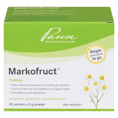 Pascoe Prebiotic Markofruct Chamomile Flavour 30 ea, $1.33/1ea
