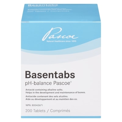 Pascoe Basentabs Ph-Balance Pascoe 200 ea, $0.26/1ea