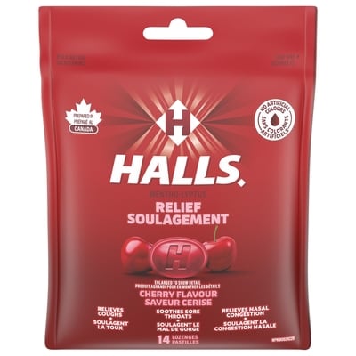 Halls Halls Ml Cerise Sac 14Mcx 14 ea, 0,20 $/1ch