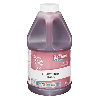 Mclean Topping Strawberry 4 L 4 l, $0.80/100ml