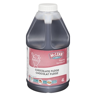 Mclean Topping Chocolate Fudge 4 L 4 l, $0.74/100ml