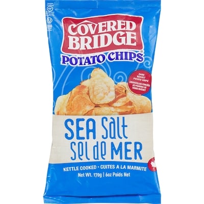 Covered Bridge Potato Chips, Sea Salt 170 g, $2.64/100g