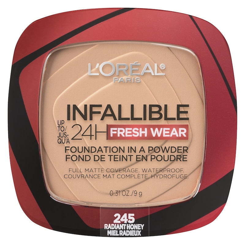 Infallible Foundation In A Powder 245 Radiant Honey