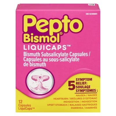 Pepto-Bismol Pepto Liquicaps  12 ea, $0.83/1ea