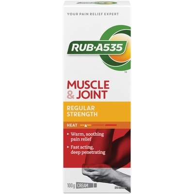 Rub A535 Muscle & Joint Regular Strength Heat Cream 100 g, $11.49/100g