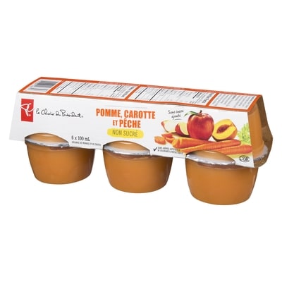 Pomme, Carotte Et Pêche Non Sucré Mélange De Pommes Et De Fruits