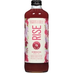 Rise Kombucha Raspberry And Vanilla 1 l, $0.75/100ml