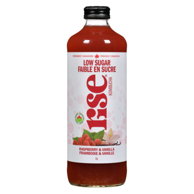 Rise Kombucha Raspberry And Vanilla 1 l, $1.00/100ml