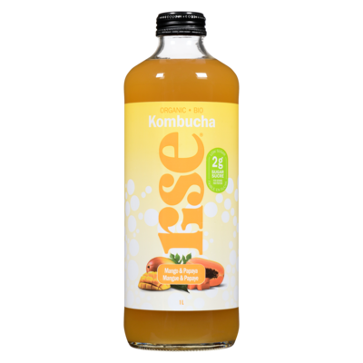 Rise Kombucha Mango And Papaya 1 l, $0.95/100ml