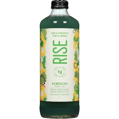 Rise Kombucha Kiwi And Pineapple 1 l, $1.00/100ml