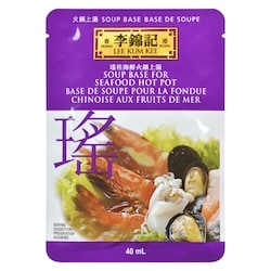 Lee Kum Kee Base De Soupe Pour Fondue Chinoise Aux Fruits De Mer 40 ml, 3,23 $/100ml