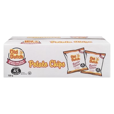 Old Dutch Regular Potato Chips 720 g, $1.80/100g