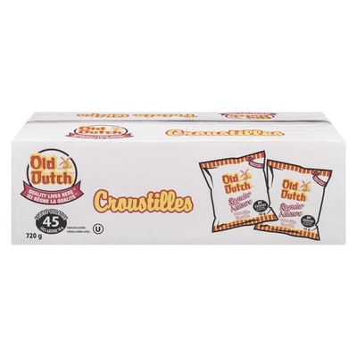 Old Dutch OD BOITE CROUSTILLES NATURE 720 g, 1,80 $/100g