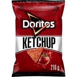Doritos Ketchup Tortilla Chips 210 g, $2.61/100g