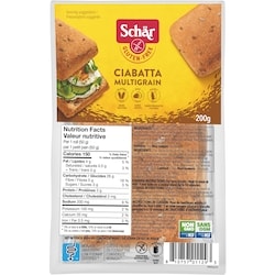 Schar SCHAR SG MG PAIN CIABATTA 200 g, 4,75 $/100g