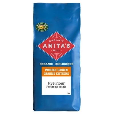 Anita's Organic Mill Organic Whole Grain Rye Flour 1 kg, $0.90/100g