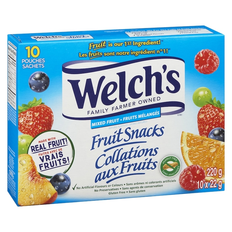 Fruit Snacks Mixed Fruit 10 x 22g