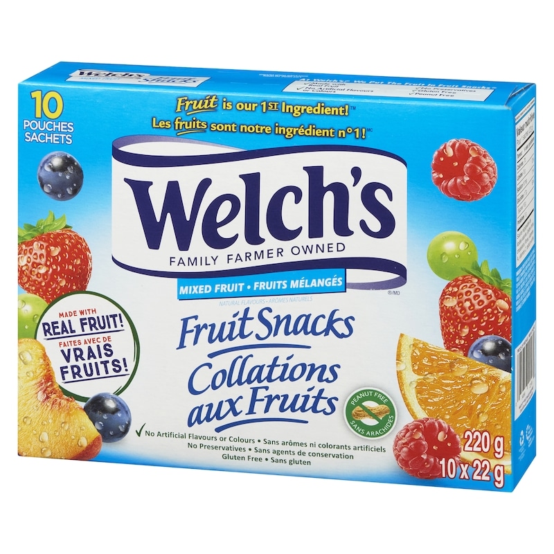Fruit Snacks Mixed Fruit 10 x 22g