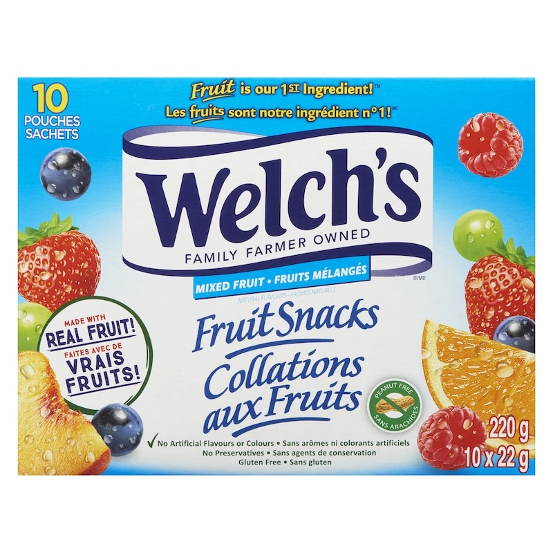 Fruit Snacks Mixed Fruit 10 x 22g