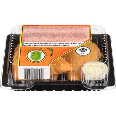 null Samosas À La Viande Donair Avec Sauce Donair  195 g, 4,10 $/100g