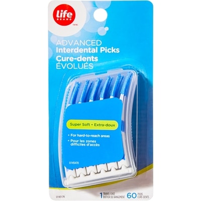 Life Cure-dents évolués 60 ea, 0,10 $/1ch
