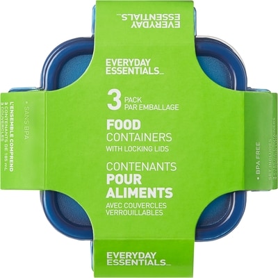 Everyday Essentials EE LOCKING LID 3X185 ML 3 ea, $1.33/1ea