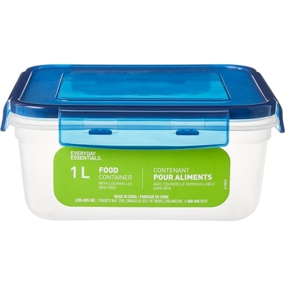 Everyday Essentials EE LOCKING LID 1L 1 ea, $3.00/1ea