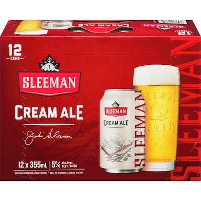 Sleeman Beer Cream Ale (ID required at pick-up) 12x355.0 ml, $0.56/100ml