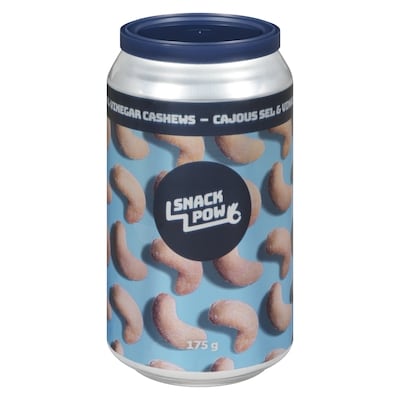 Snack Pow Cajous Sel-Vinaigre 175 g, 3,42 $/100g