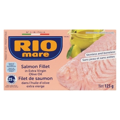 Filet De Saumon Dans L'Huile D'Olive Extra Vierge