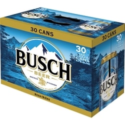 CASTELBAJAC ひろし商品 Busch Busch Lager 30-Pack (ID required at pick-up) - 30x355.0 ml