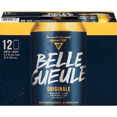 Belle Gueule Bière Originale (Pièce d’identité requise au moment du ramassage) 12x355.0 ml, 0,47 $/100ml