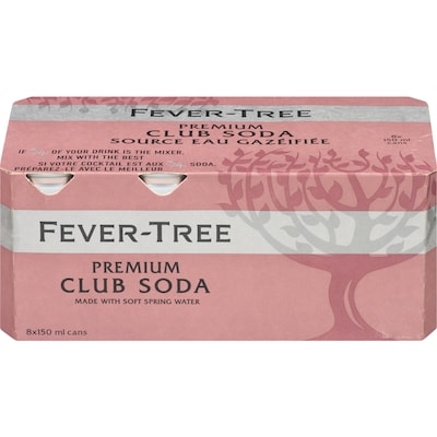 Fever Tree Club Soda Premium 8x150.0 ml, $1.00/100ml