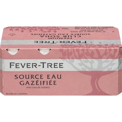 Fever-Tree Source Eau Gazéifiée Premium 8x150.0 ml, 1,00 $/100ml