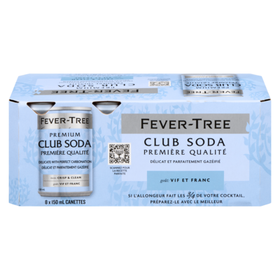 Fever-Tree Source Eau Gazéifiée Premium 8x150.0 ml, 0,88 $/100ml