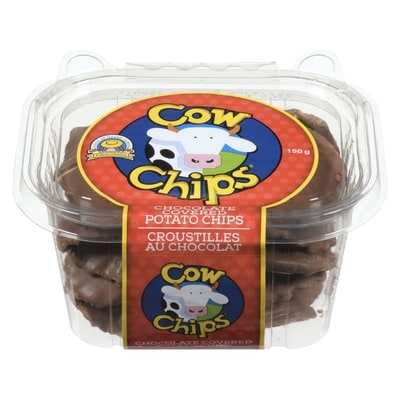 Cow Chips Croustilles Au Chocolat  150 g, 5,99 $/100g