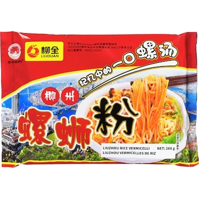 Liu Quan Liuzhou Rice Vermicelli 268 g, $1.68/100g
