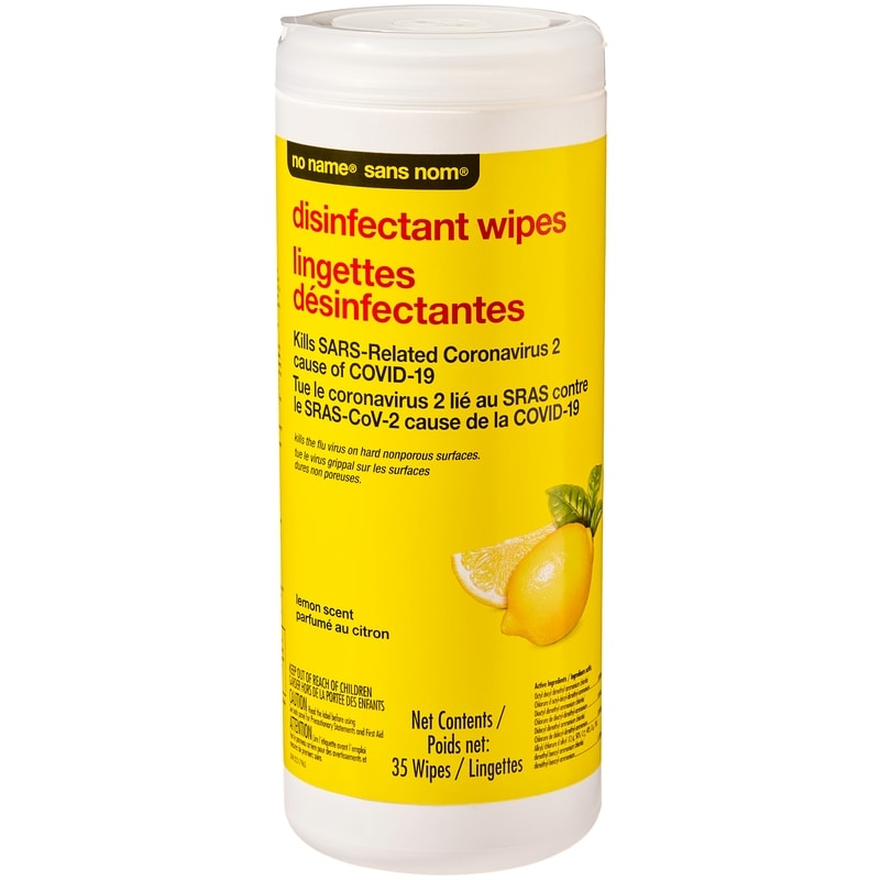 Lemon Scented Disinfectant Wipes