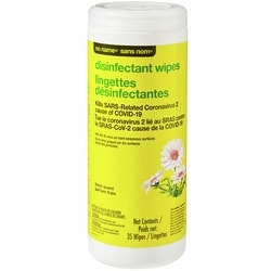 No Name Fresh Scent Disinfectant Wipes 35 ea, $0.09/1ea