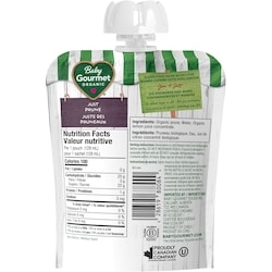 Baby Gourmet Organic Puree Simply Prune 128 ml Zehrs