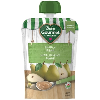 Baby Gourmet Purée Biologique Simplement Poire 128 ml, 1,79 $/100ml
