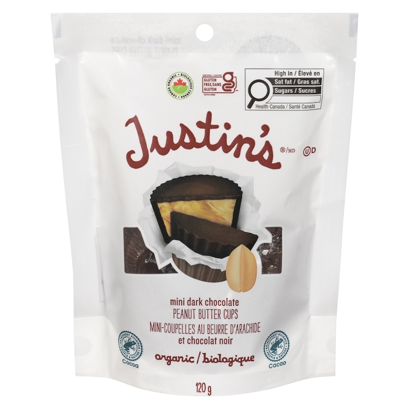 Mini Dark Chocolate Peanut Butter Cups Organic