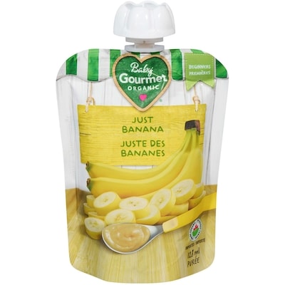 Baby Gourmet Organic Puree Simply Banana 128 ml, $1.79/100ml