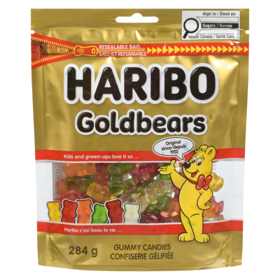 Haribo Goldbears Gummy Candies Share Size 284 g, $2.11/100g