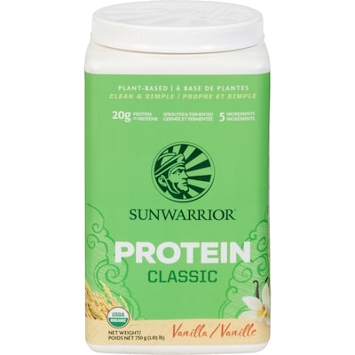 Sunwarrior SUNW PROTEINE CLASSIC VANILLE 750 g, 8,80 $/100g