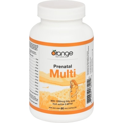 Orange Naturals Prenatal Multi 90 Veg Capsules 90 ea, $0.27/1ea