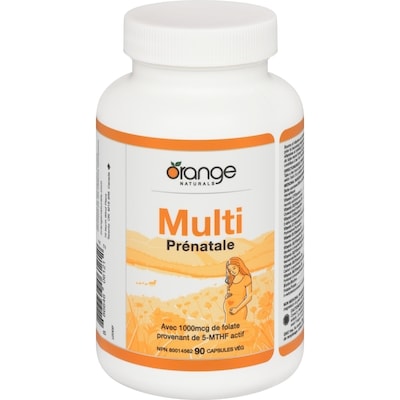 Orange Naturals ORNA PRENATAL MULTI 90 ea, 0,27 $/1ch