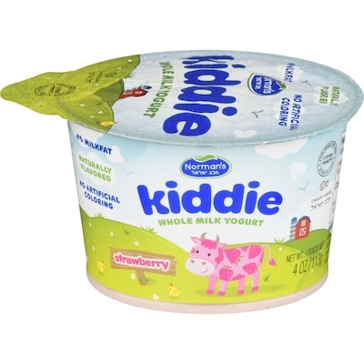 Norman Kosher Strawberry 4 % Milkfat Whole Milk Yogurt 113 g, $1.14/100g