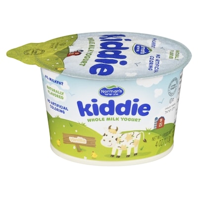 Norman Kosher Vanilla 4 % Milkfat Whole Milk Yogurt 113 g, $1.14/100g