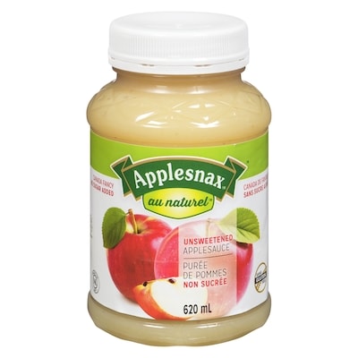 Apple Snax Applesauce Unsweetened 620 ml, $0.48/100ml